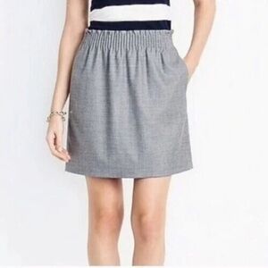 J. Crew Factory Wool Blend Mini Skirt Sz 6